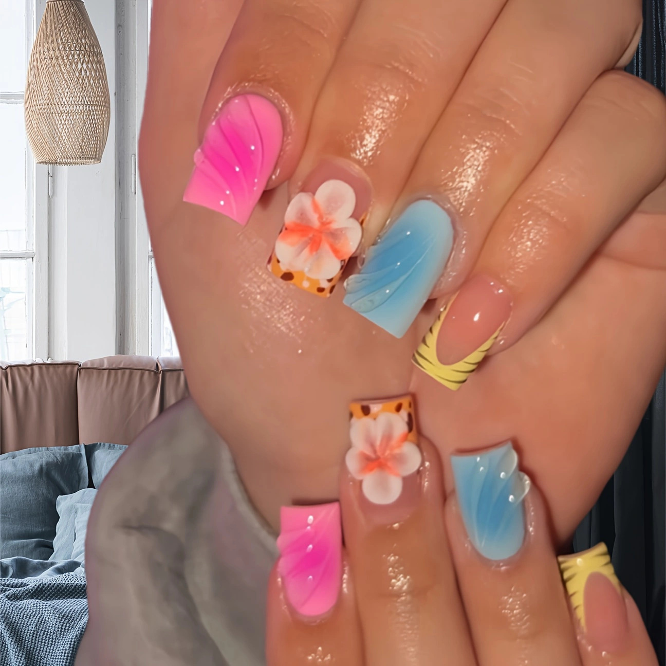 24 pièces tête carrée courte f - Pressed Flower Art avis et prix